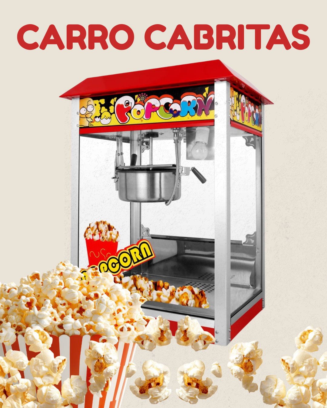 Carrito de palomitas de maíz - Imagen 3